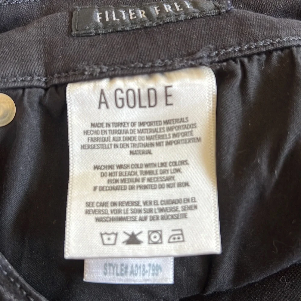 AGOLDE Black Skinny Jeans - Mid-rise - Picture 8 of 11